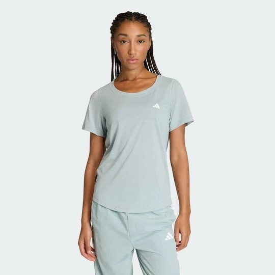 Obrázek produktu Tričko Workout Essentials Scoop Neck Adidas Wonder Sage