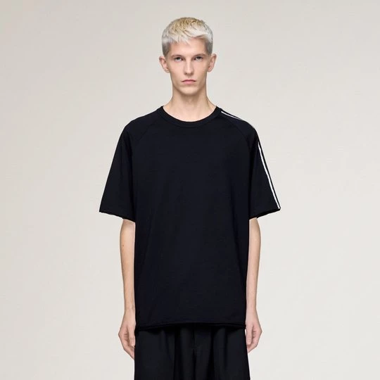 Obrázek produktu TRIČKO Y-3 RAW EDGE 3 STRIPES SHORT SLEEVE Adidas černá