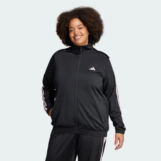 Obrázek produktu Tricot 3-Stripes Track Jacket (Plus Size) Adidas