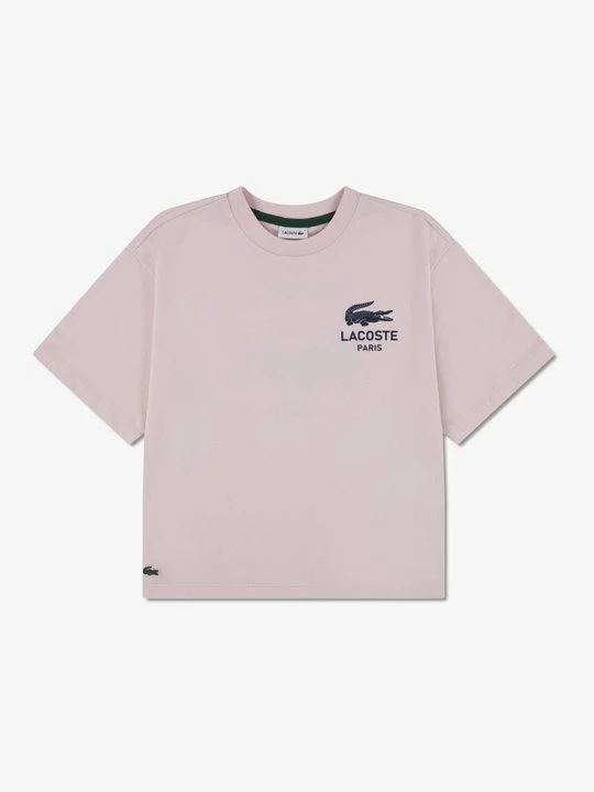 Obrázek produktu Triko s potiskem Lacoste světle růžová