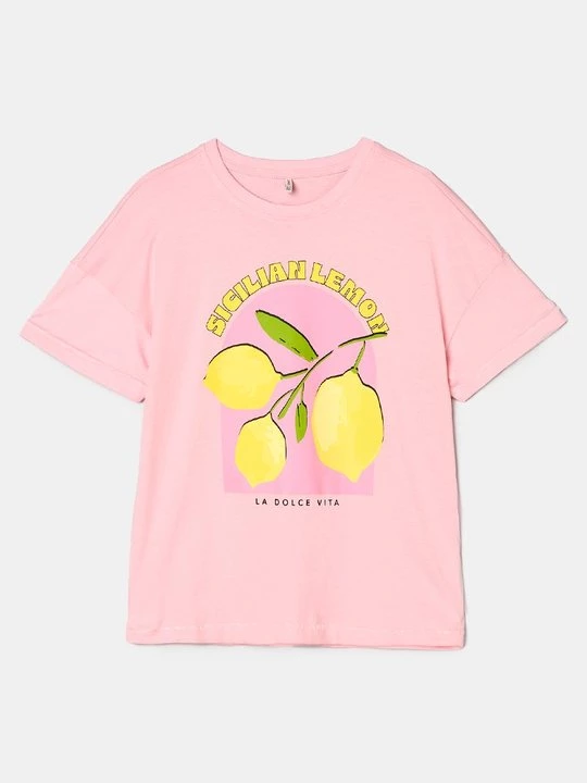 Obrázek produktu Triko s potiskem ONLY GIRLS růžová