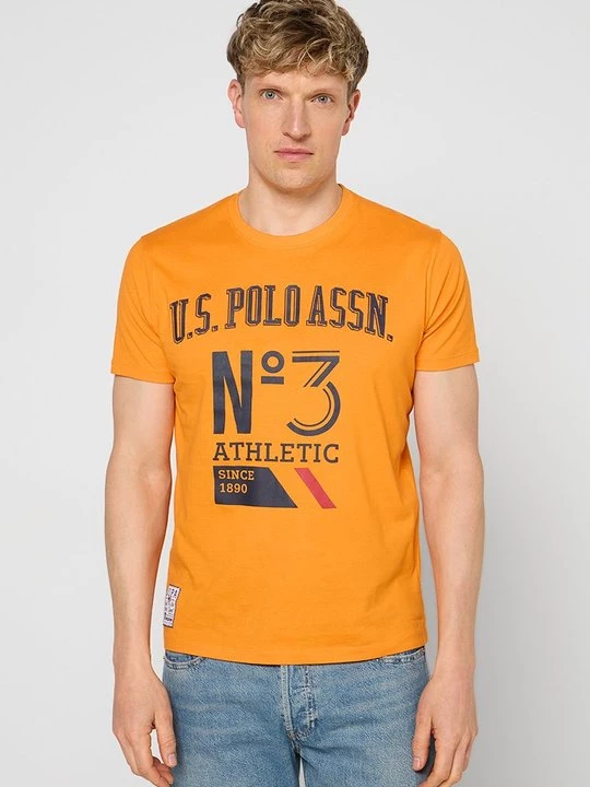 Obrázek produktu Triko s potiskem U.S. POLO ASSN. oranžová