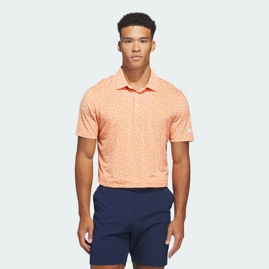 Obrázek produktu ULTIMATE365 MESH PRINT CLIMACOOL POLO Shirt Adidas Dusky Orange