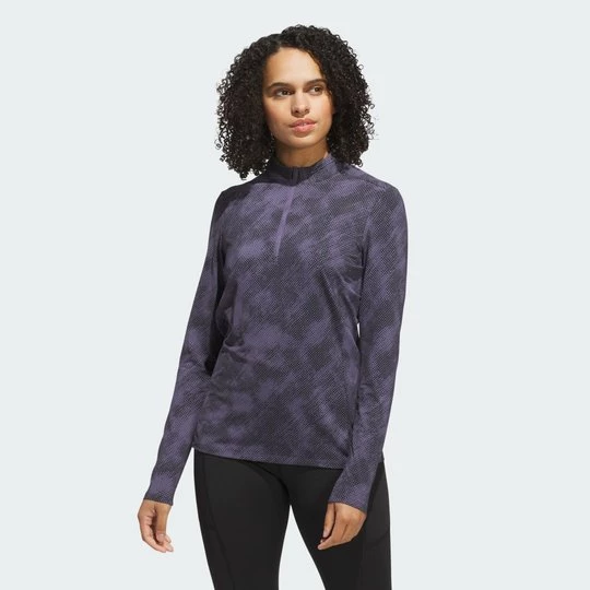 Obrázek produktu Ultimate365 Printed Quarter-Zip Mock Neck Top Adidas