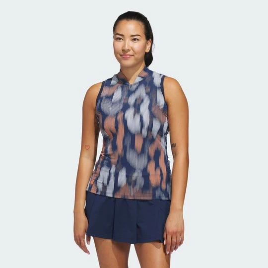 Obrázek produktu ULTIMATE365 TOUR PRINTED SLEEVELESS POLO Adidas