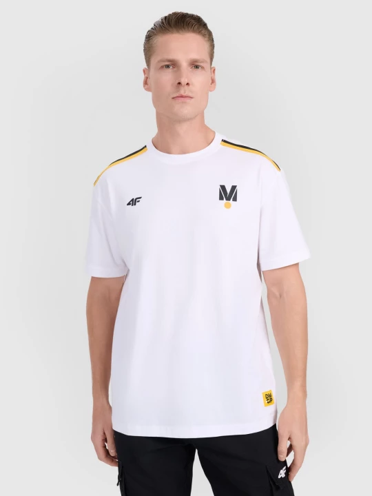 Obrázek produktu Unisex regular tričko s potiskem 4F x Drift Masters - bílé