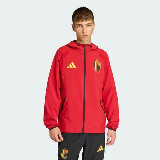 Obrázek produktu Větrovka Tiro Travel Full Zip Belgie Adidas Team Power Red 2