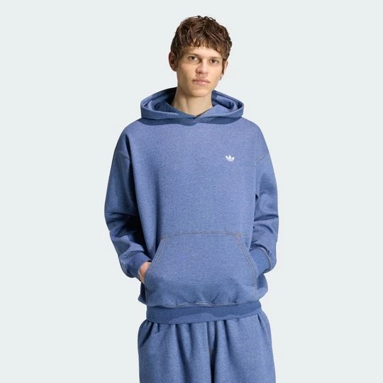 Obrázek produktu VOLNÁ MIKINA S KAPUCÍ TREFOIL ESSENTIALS MELANGE Adidas