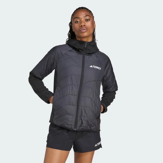 Obrázek produktu Zateplená hybridní bunda s kapucí Terrex Multi CLIMAWARM Adidas černá