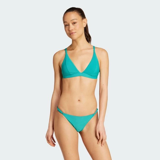 Obrázek produktu Žebrovaný vrchní díl bikin Iconisea s vycpávkami Adidas Pure Teal