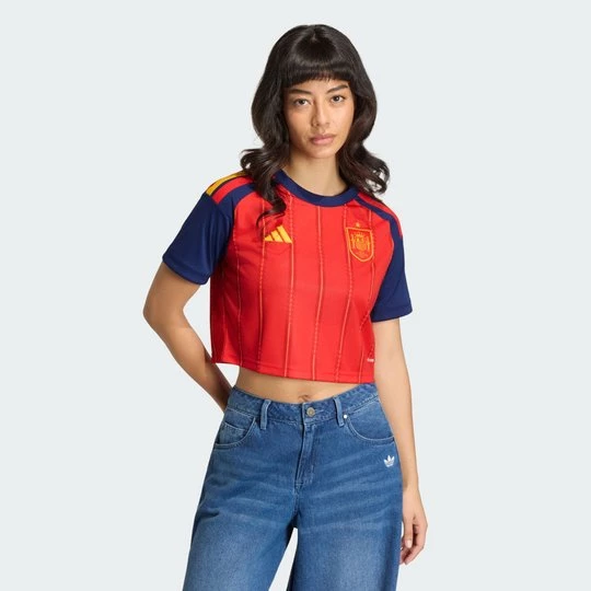 Obrázek produktu Zkrácený domácí dres Španělsko 26 Adidas Vivid Red