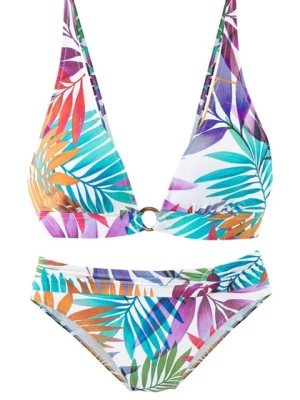Obrázek produktu LASCANA Bikiny  azurová / fialová / oranžová / bílá