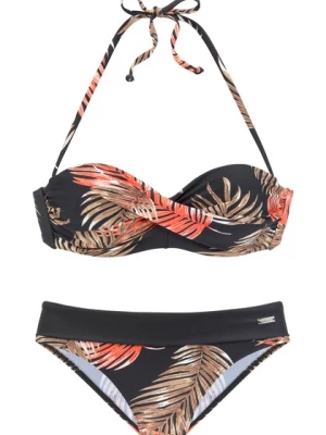 Obrázek produktu LASCANA Bikiny  béžová / oranžová / černá / bílá