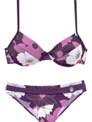 Obrázek produktu LASCANA Bikiny  fialová / ostružinová / bílá
