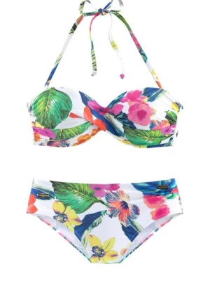 Obrázek produktu LASCANA Bikiny  modrá / růžová / bílá
