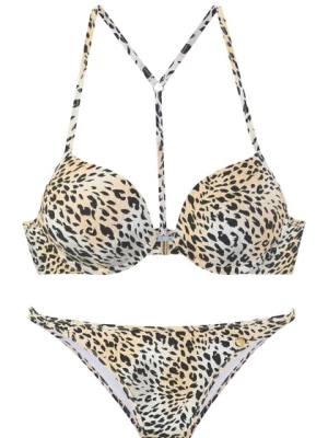 Obrázek produktu LASCANA Bikiny  světle béžová / světle šedá / černá / bílá