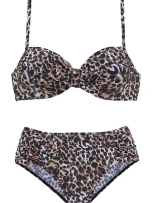 Obrázek produktu LASCANA Bikiny  světlemodrá / hnědá / cappuccino / černá