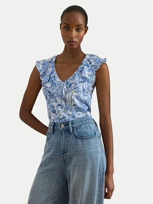 Obrázek produktu LAUREN RALPH LAUREN Halenka 200P13316001 Světle modrá Slim Fit