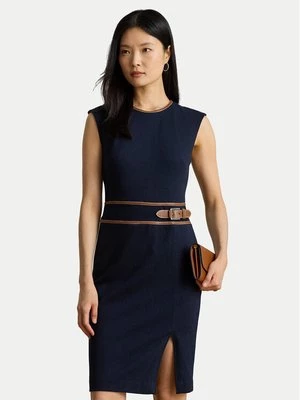 Obrázek produktu LAUREN RALPH LAUREN Koktejlové šaty 200980040001 Tmavomodrá Slim Fit