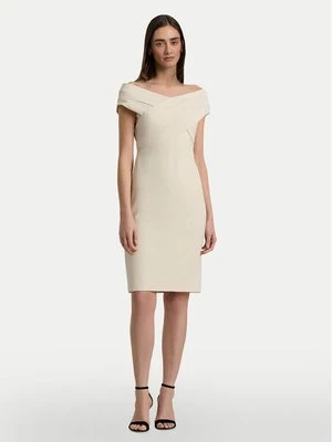 Obrázek produktu Lauren Ralph Lauren Koktejlové šaty 253936390002 Écru Slim Fit