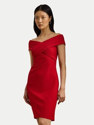Obrázek produktu LAUREN RALPH LAUREN Koktejlové šaty 253936390009 Červená Slim Fit