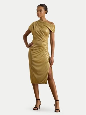 Obrázek produktu LAUREN RALPH LAUREN Koktejlové šaty 253P03414002 Zlatá Slim Fit