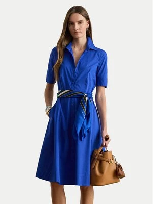 Obrázek produktu LAUREN RALPH LAUREN Košilové šaty 200748950020 Modrá Regular Fit