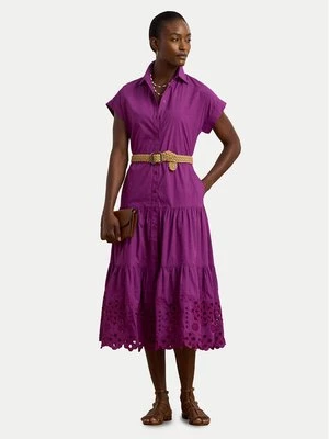 Obrázek produktu LAUREN RALPH LAUREN Košilové šaty 200970821001 Fialová Regular Fit