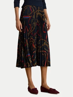 Obrázek produktu LAUREN RALPH LAUREN Plisovaná sukně 200P03550001 Tmavomodrá Regular Fit