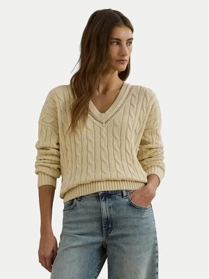 Obrázek produktu LAUREN RALPH LAUREN Svetr 200971374002 Béžová Relaxed Fit