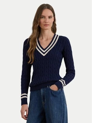 Obrázek produktu LAUREN RALPH LAUREN Svetr 200B22020002 Tmavomodrá Relaxed Fit