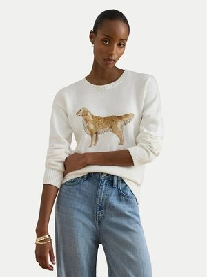 Obrázek produktu LAUREN RALPH LAUREN Svetr 200P10148001 Bílá Relaxed Fit