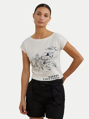Obrázek produktu LAUREN RALPH LAUREN T-Shirt 200971072002 Bílá Relaxed Fit