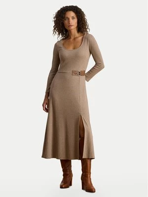 Obrázek produktu LAUREN RALPH LAUREN Úpletové šaty 200980038001 Béžová Slim Fit