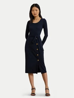 Obrázek produktu LAUREN RALPH LAUREN Úpletové šaty 250889290005 Tmavomodrá Slim Fit