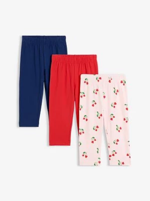 Obrázek produktu Legginsy rybaczki z elastycznej mieszanki bawełny (3 szt.) bonprix