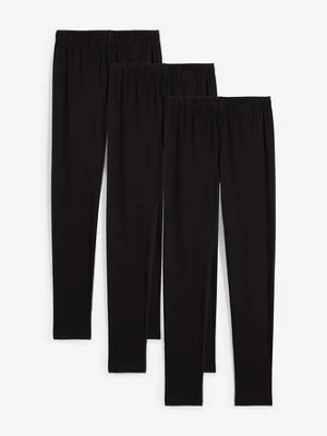 Obrázek produktu Legginsy z elastycznej bawełny organicznej (3 pary) bonprix