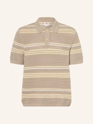 Obrázek produktu Levi's® Pletené Polo Tričko Laguna černošedá / tmavě žlutá / bílá