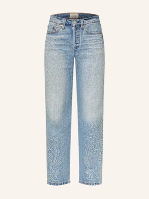 Obrázek produktu Levi's® Straight Džíny 501 Curve S Ozdobnými Kamínky 11 dark indigo - worn in