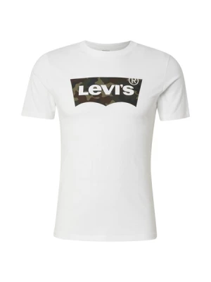 Obrázek produktu LEVI'S ® Tričko 'Housemark Graphic T-Shirt'  tmavě hnědá / khaki / tmavě zelená / bílá