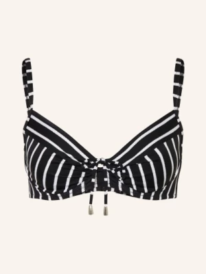 Obrázek produktu Lidea Bikiny S Ramínky Line Up S Výřezem černá / bílá
