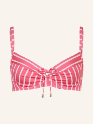 Obrázek produktu Lidea Bikiny S Ramínky Line Up S Výřezem růžová / bílá