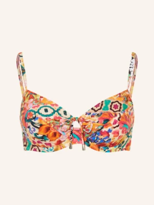 Obrázek produktu Lidea Bikiny S Ramínky Viva Vibe S Výřezem oranžová / růžová / modrá