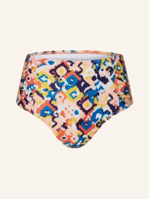 Obrázek produktu Lidea High Waist Bikinové Kalhotky Heartbeat režná / modrá / oranžová