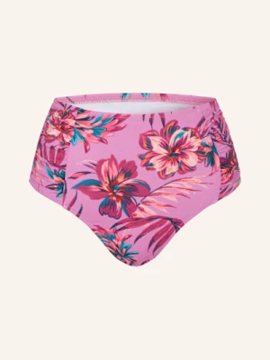 Obrázek produktu Lidea High Waist Bikinové Kalhotky Tropic Radiance růžová / fuchsiová / zelená