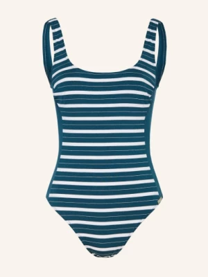 Obrázek produktu Lidea Plavky Strive Stripe petrolejová / stříbrná / bílá