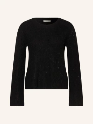 Obrázek produktu Lilienfels Svetr Z Merino Vlny S Ozdobnými Kameny černá