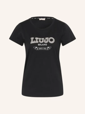 Obrázek produktu Liu Jo Tričko S Ozdobnými Kamínky černá / stříbrná / režná