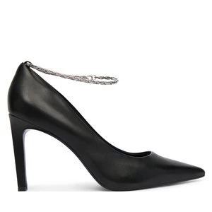 Obrázek produktu Lodičky Calvin Klein Ess Stiletto Hdw Chain Lth 90 HW0HW02718 Černá