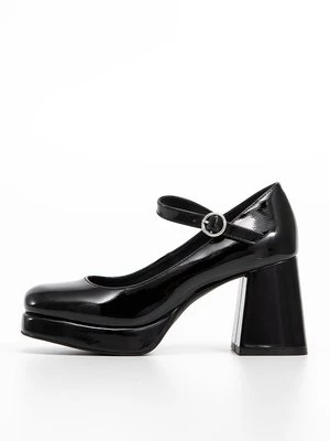 Obrázek produktu Lodičky s platformou Steve Madden skvrnitě antracitová